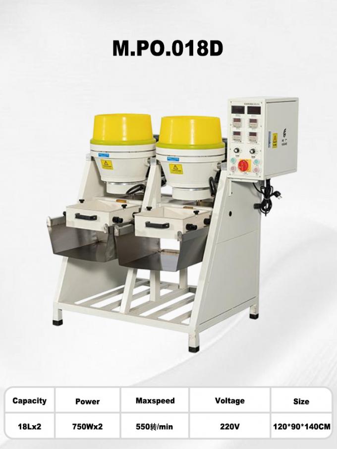 High-Capacity 36L Metal Polishing Tumbler with 2.2KW Power and 550 RPM for Jewelry Production