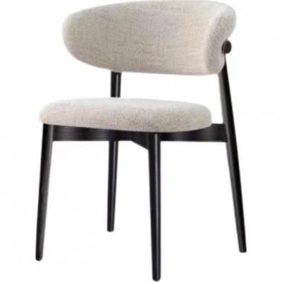 Modern Velvet Dining Chair with Metal Legs