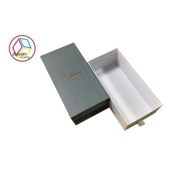 Coloured Cardboard Gift Boxes Gleamy Gold Foil Stamping Eco - Friendly