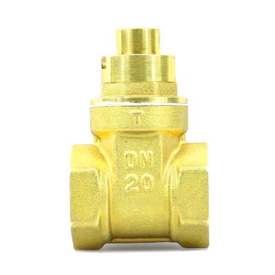 6 Inch Sluice Gate Valve PN40 Bellow Seal Gate Valve Brass Magnetic Lock DN20
