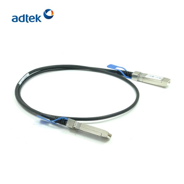 Black 1M 30AWG Direct Attach Cable 25G 3m Copper SFP+ Twinax Cable