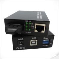 Convertisseur multimédia Ethernet 10/100Base-TX à 100Base-FX alimenté par USB