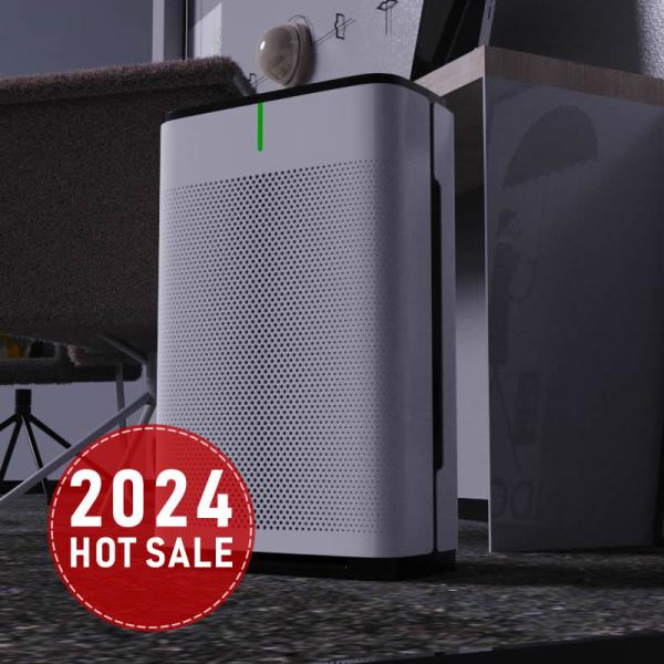 Clean Air HEPA Filter UV Sterilizer Pet Air Purifier Adsorption Floating Hair