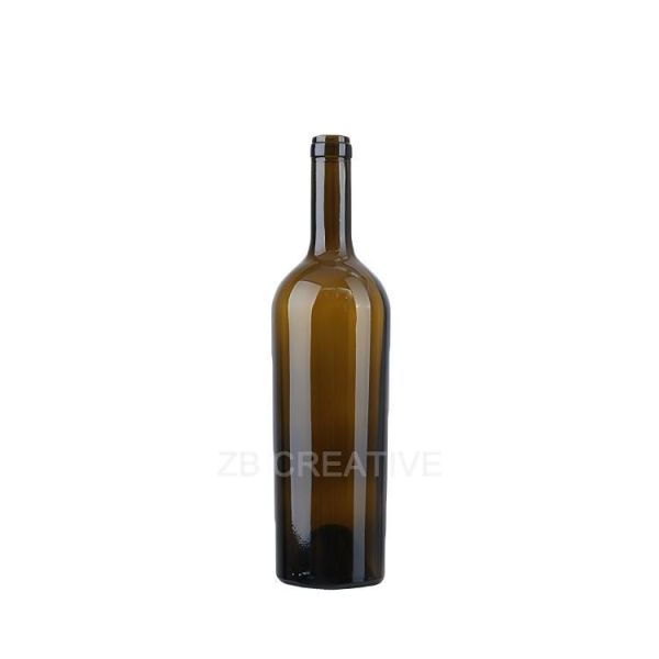 750ml Tapered Bordeaux Bulk Empty Wine Bottles Cork Top For Reserve Wine 610g 1726K-7