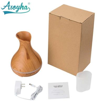 300ml PP Material Atomizer Aroma Air Humidifier Wood Grain For Office Home