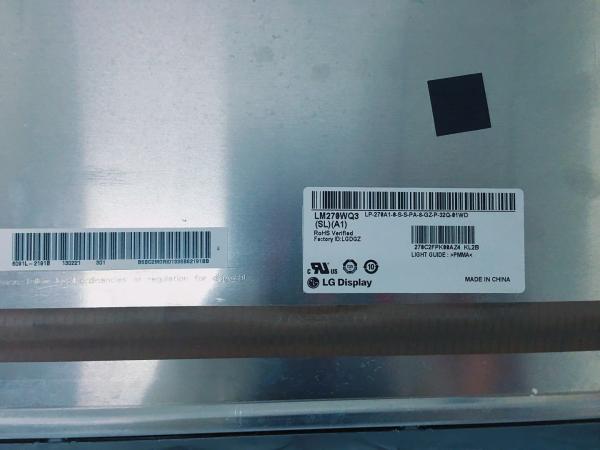 Symmetry RGB Vertical Stripe Quad HD Screen LM270WQ3-SLA1 Operating Temp 0 ~ 50°C