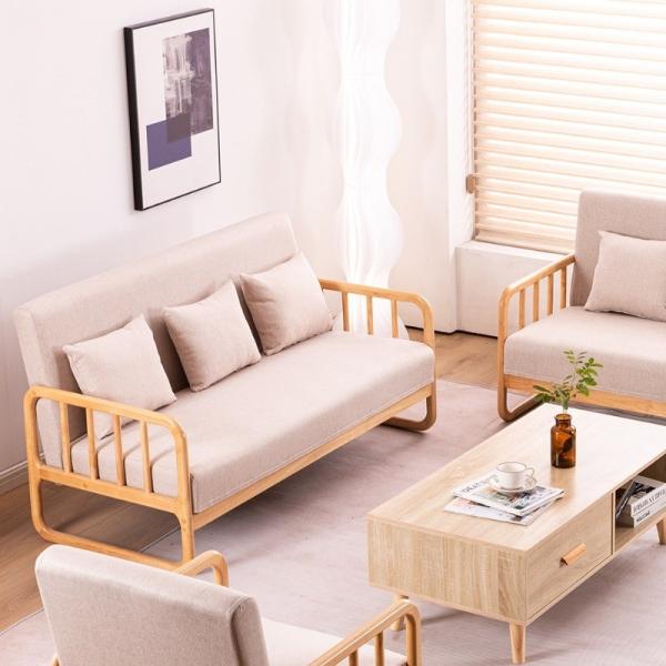 Kid Chair Sofa,Upholstered Armrest with Solid Wood Loveseat 3 Seater Couch Living Room , Accent for Reading