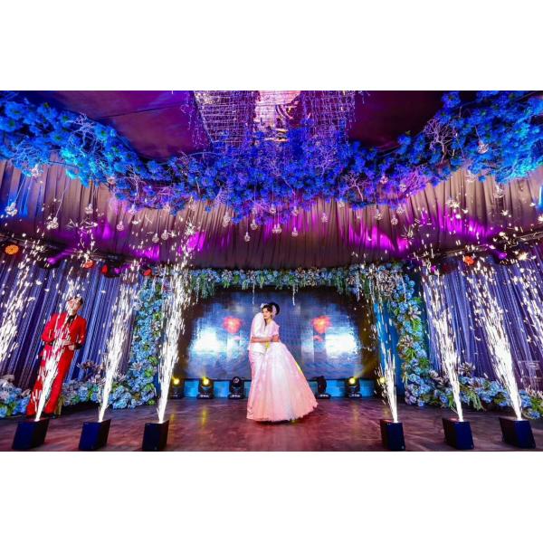 600W DMX LED Luzes de palco Máquina Sparkler Frio para Homei Efeito de palco e segurança