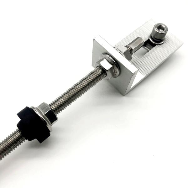 Aluminum Stainless Steel 304 Hanger Bolts for Solar Mounting Various Sizes Directly Sell
