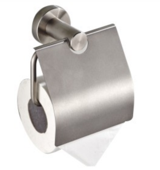 Toilet Roll Paper holder with cover 83306B(7051)-Polish&Brush&Round &stainless steel 304&bathroom &kitchen,sanitary