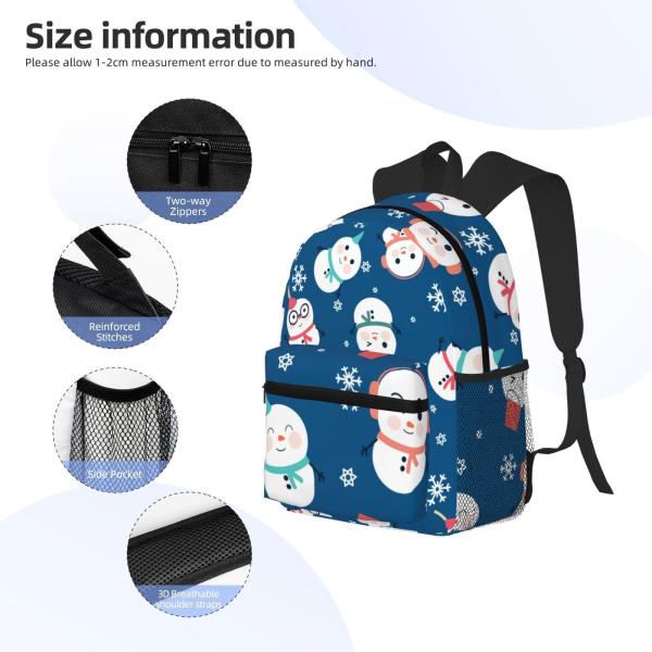 Striped Pattern Custom Logo Multi Pockets College Students Bookbag for Casual Daypack