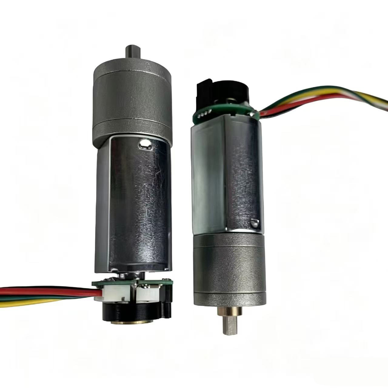 12v 20mm 48CPR ENCODER helical gear reducer gear motor compact size torque suitable for automation equipment and robotics applications with durable construction