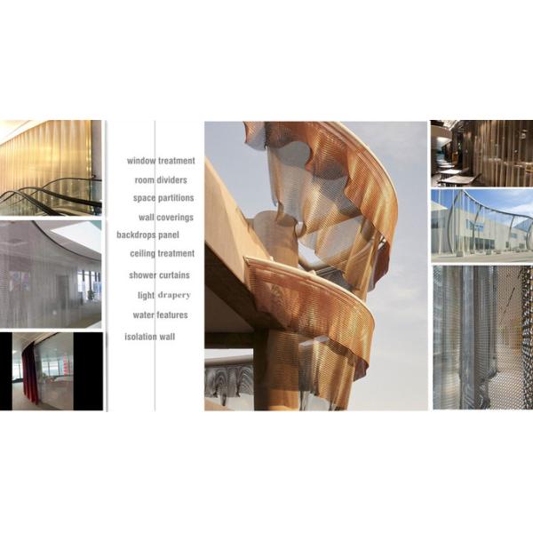 Латунный занавес сетки кольца на рассекатель пространства 1,5 кс 15 мм Халлов