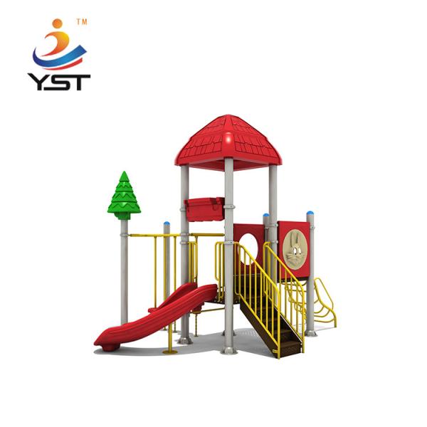 Corrediça do campo de jogos das crianças do divertimento do parque da aventura com as colunas do diâmetro 114MM