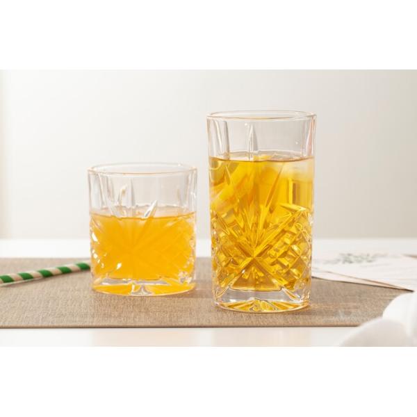 35CL Heavy Bottom Cut Crystal Old Fashioned Glasses Tumblers 12.3 Ounce