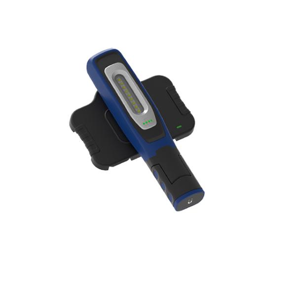Rechargeable Handheld Flashlight Holder CRI Ra 80 Lifespan hours 30000 Magnetic Base