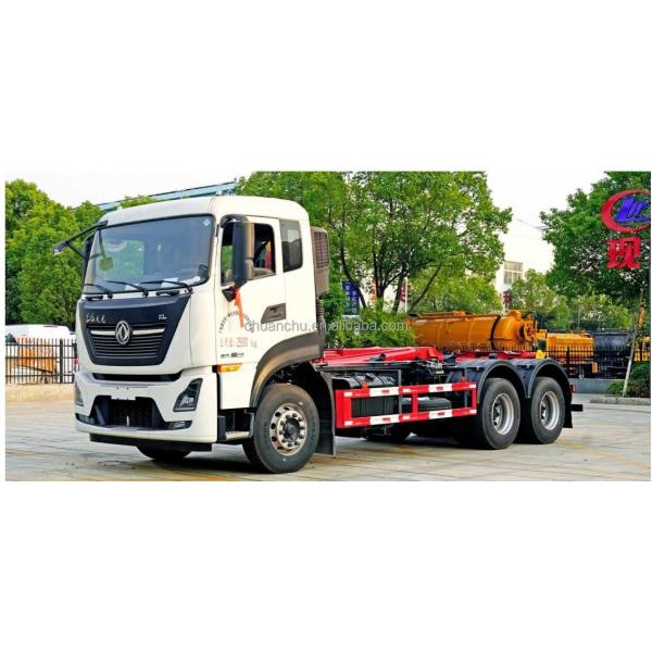 4x2 Howo Dongfeng Lifting Garbage Truck Roll-off Hook Lifting Garbage Truck Pure Electric Energy Type