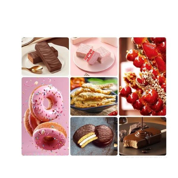Automatic Thermal Processing Chocolate Coating Machine for Coating Crispy Marshmallows