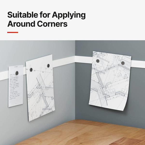 3m 10m Lightweight Self Adhesive Steel Tape Flexible Magnet Material OEM