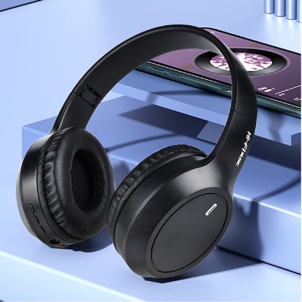 Bluetooth Fones de Ouvido Bluetooth 5.3 150mAh Bateria 40mm Alto-falante 105dB Sensibilidade Suporta HFP HSP A2DP AVRCP