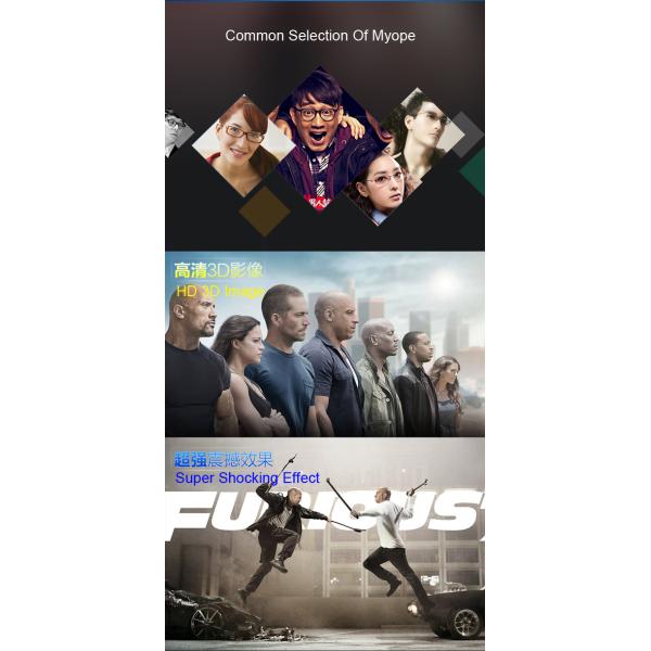 Polarize 3D glasses CLIP TV film vision movie buy LG Sony Samsung Pana theater Benq Acer 2