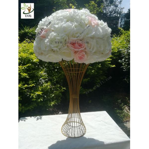 UVG various sizes half roses and hydrangea flower balls for wedding table centerpieces decoration FRS02