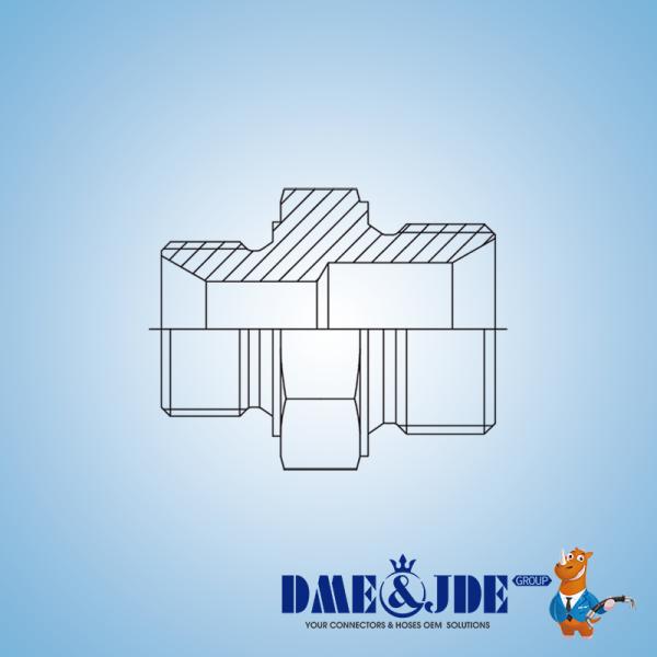 leak proof  Metric Male 60°Cone Hydraulic Straight Connector DABPM152M Straight Connector