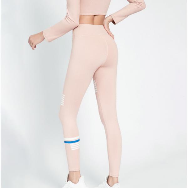 As mulheres Waisted alto do esporte imprimiram caneleiras do Gym das calças da ioga da aptidão das caneleiras