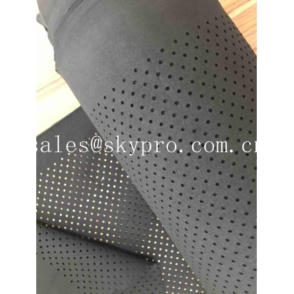 Пефорированные листы КР КС акулы выбитые кожей СБР рулона ткани неопрена резиновые с отверстиями