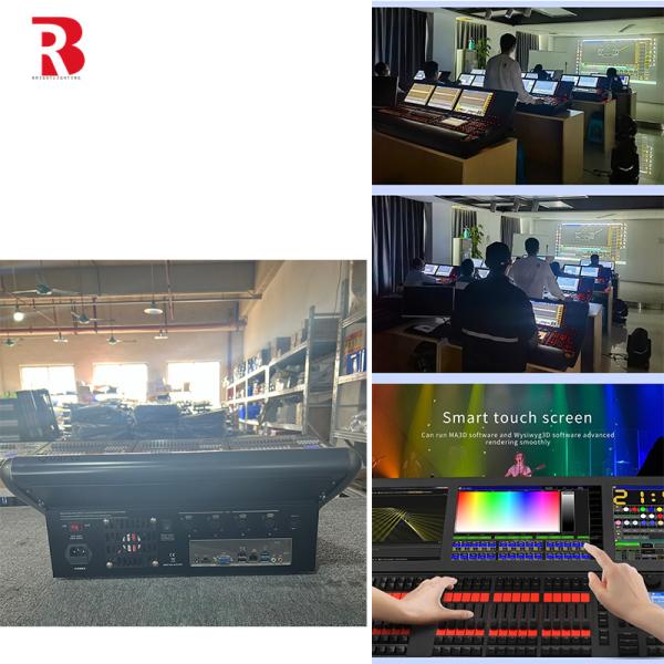 DMX512 Сцена DJ Диско Led Lighting Кварцевая осветительная консоль с корпусом для полета