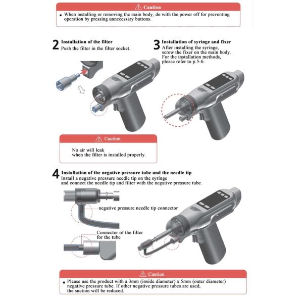 Multi-Needle 5pins/9pins Mesotherapy Gun for Home and Commercial Ez Injector HD100