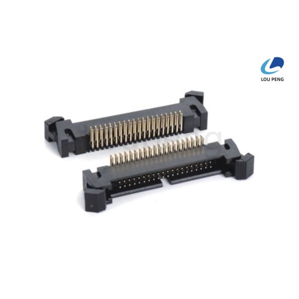 Operating temperature range 65°C to 125°C Black standard IDC Socket BOX Header in pitch sizes 08mm 10mm 1.27mm 2.0mm 2.54mm for versatile applications