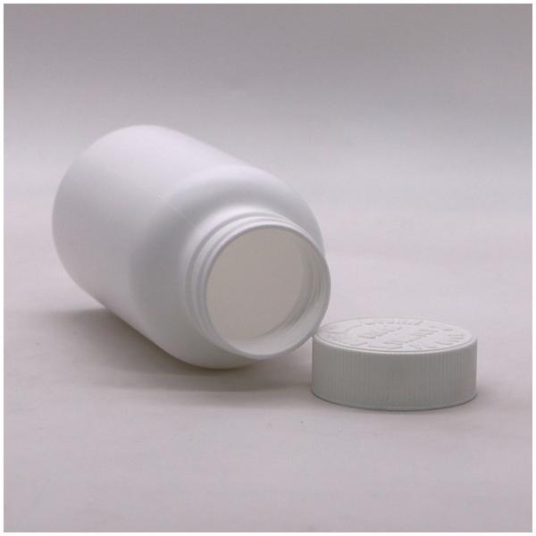 Flip Top Cap PE Bottle Wide Mouth Plastic Empty Bottles for 300ml Capsule Containers