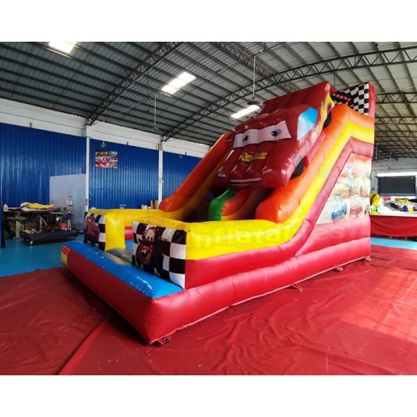 0.55mm PVC Commercial Inflatable Slide Crazy Car Bounce House