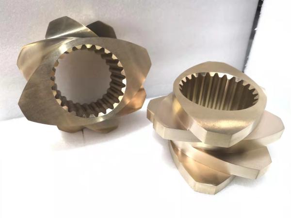Abrasion Resistance Twin Screw Extruder Involute Spline Screw Shaft