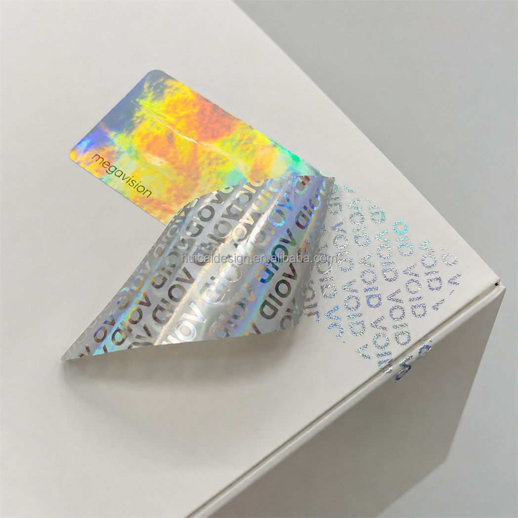 Custom Printing Self Adhesive Waterproof Void Sticker Warranty Security Label Sticker