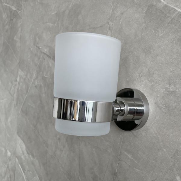 Съемный одиночный держатель чашки зубной щетки нержавеющей стали 304 держателя Tumbler туалета