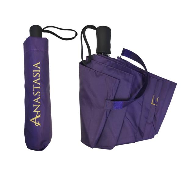Auto Open 3 Fold Double Layer Telescopic Umbrella