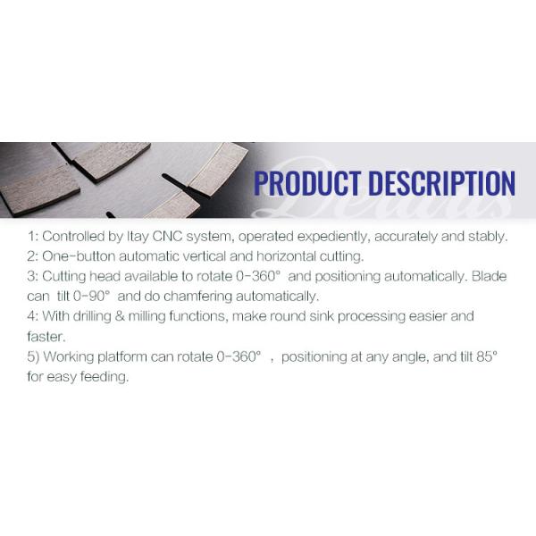 Высокоскоростная моноблоковая лазерная мостовая каменная режущая голова для резки гранитного мрамора