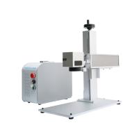 Machine portative d'inscription de laser de fibre d'acier inoxydable en métal gravant 20W