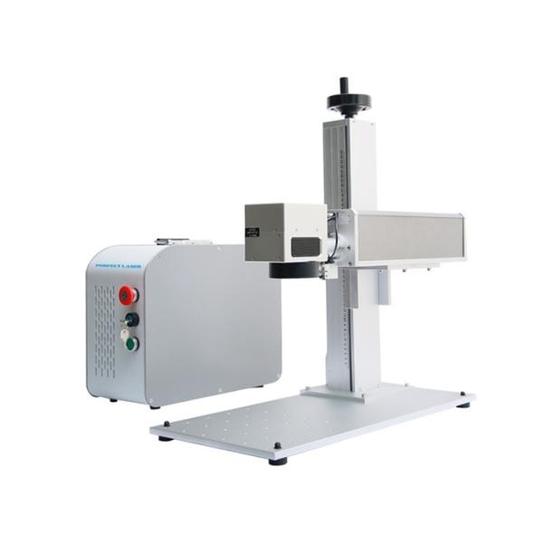 Máquina de aço inoxidável da marcação do laser da fibra do metal portátil que grava 20W