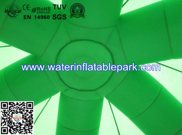 Green Inflatable Tent  Exhibition , Commercial Inflatable Marquee Tent