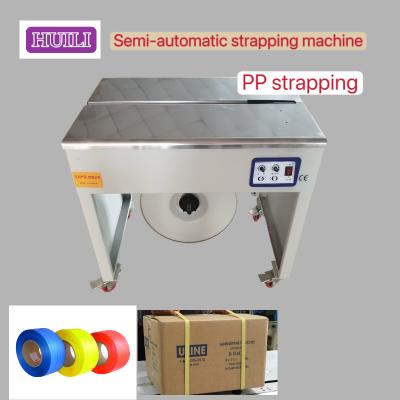 High Speed Semi Automatic Banding Machine 6-15mm Width 100% Hot Melt Bonding