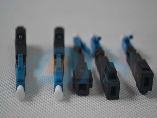 Singlemode LC / PC Optical Fiber Connectors , SM Blue House Fast Connector