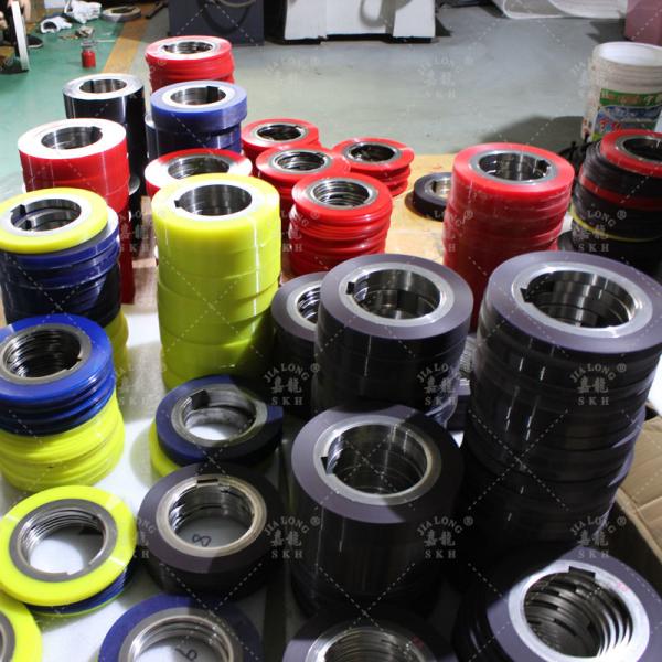 Bonded Rubber Rings For Slitting Line PU Rubber Steel Metal Boned Spacer