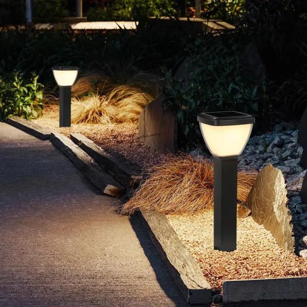 2700K Warm White Solar Garden Pathway Light IP65 Waterproof