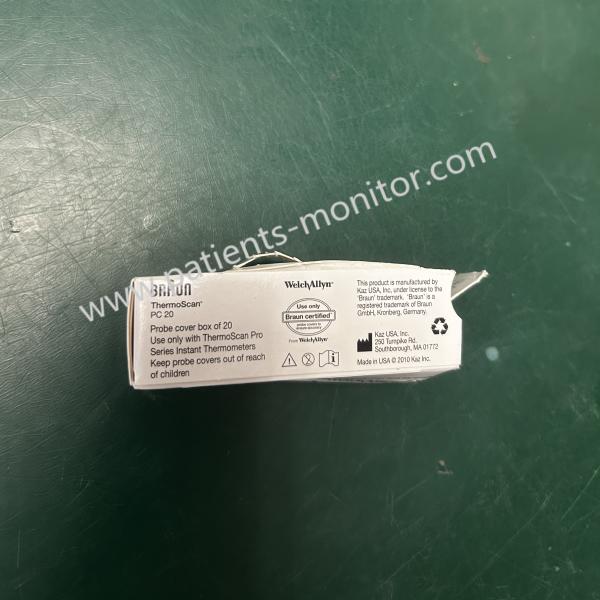 Cubierta de la sonda de termoscopia de Braun PC20 Caja de 20 blanco desechable