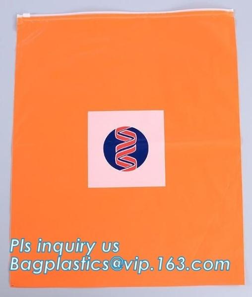 slider bag for underwear packaging slider zipper vinyl bag for clothing, zipper closure pvc slider bag clear size A4 off