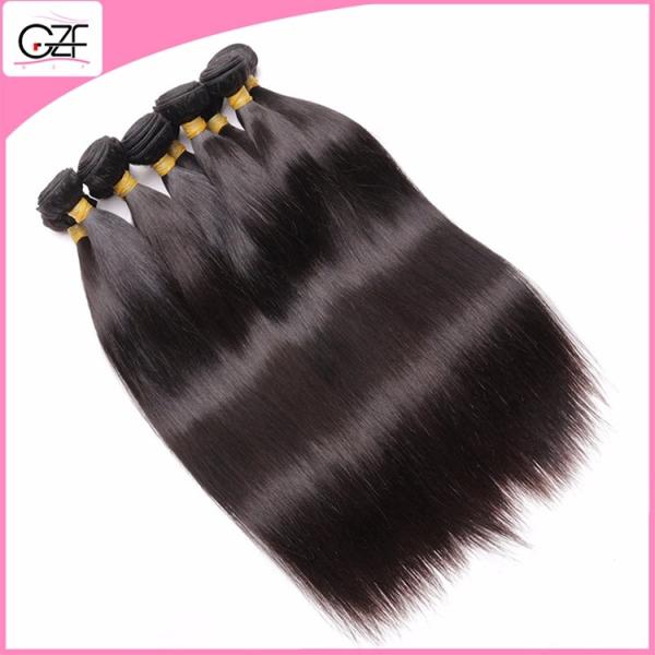 Natural Can be Dyed and Permed Straight Human Hair 6A Grade Virgin Malaysian Weave
