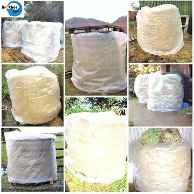Mini Round Hay Bale Wrapper for Sale,Wear Resisting Hay Bale Sleeves Woven Polypropylene Cloth BOPP Film